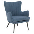 Ave Six by Office Star JENSON ACCENT CHAIR WITH GREEN FABRIC AND GREY LEGS - JEN