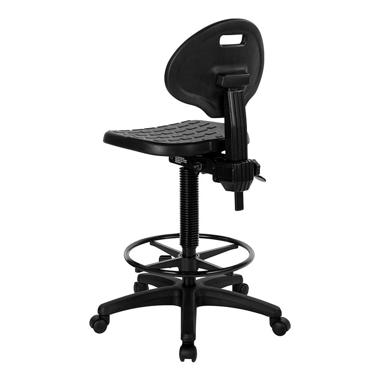 Office Star Ergonomic Drafting Chair - Side View