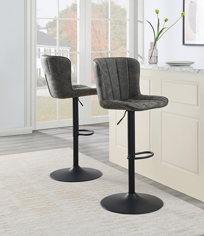 Ave Six by Office Star Products KIRKDALE HEIGHT ADJUSTABLE STOOL 2-PACK - KRK2-P4