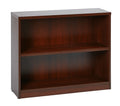 Office Star Products 36WX12DX30H 2-SHELF BOOKCASE WITH 1" THICK SHELVES - LBC361230