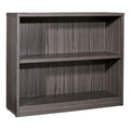 Office Star Products 36WX12DX30H 2-SHELF BOOKCASE WITH 1" THICK SHELVES - LBC361230