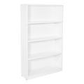 Office Star Products 36WX12DX60H 4-SHELF BOOKCASE WITH 1" THICK SHELVES - LBC361260