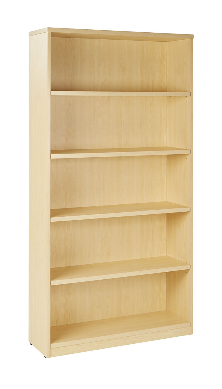 Office Star Products 36WX12DX72H 5-SHELF BOOKCASE WITH 1" THICK SHELVES - LBC361272