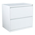 Office Star Products 30" WIDE 2 DRAWER LATERAL FILE WITH CORE-REMOVEABLE LOCK & ADJUSTABLE GLIDES - LF230