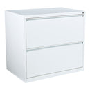 Archivador lateral de 2 cajones de 76 cm de ancho de Office Star Products con cerradura extraíble e deslizadores ajustables - LF230