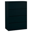 Office Star Products ARCHIVADOR LATERAL DE 4 GAVETAS DE 36" DE ANCHO CON CERRADURA DE CILINDRO REMOVIBLE Y DESLIZADORES AJUSTABLES - LF436