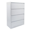 Office Star Products ARCHIVADOR LATERAL DE 4 GAVETAS DE 36" DE ANCHO CON CERRADURA DE CILINDRO REMOVIBLE Y DESLIZADORES AJUSTABLES - LF436