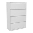 Office Star Products ARCHIVADOR LATERAL DE 4 GAVETAS DE 36" DE ANCHO CON CERRADURA DE CILINDRO REMOVIBLE Y DESLIZADORES AJUSTABLES - LF436