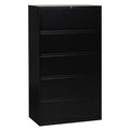 Office Star Products 36" WIDE 5 DRAWER LATERAL FILE WITH CORE-REMOVABLE LOCK & ADJUSTABLE GLIDES - LF536