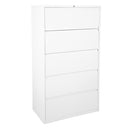Office Star Products ARCHIVADOR LATERAL DE 5 GAVETAS DE 91 CM DE ANCHO CON CERRADURA DE CILINDRO EXTRAÍBLE Y DESLIZADORES AJUSTABLES - LF536