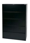 Office Star Products ARCHIVADOR LATERAL DE 5 GAVETAS DE 42" DE ANCHO CON CERRADURA REMOVIBLE DE CILINDRO Y DESLIZADORES AJUSTABLES - LF542
