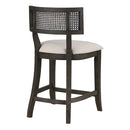 Ave Six by Office Star Products TABURETE DE MOSTRADOR CON RESPALDO DE REJILLA DE 26" LANTANA - LNT26-L32