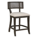 Ave Six by Office Star Products TABURETE DE MOSTRADOR CON RESPALDO DE REJILLA DE 26" LANTANA - LNT26-L32