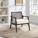 Ave Six by Office Star LANTANA CANE BACK ARM CHAIR - LNT511-L32