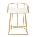 Ave Six by Office Star Products TABURETE DE MOSTRADOR LUNA DE 26" - LUN26