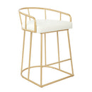 Ave Six by Office Star Products TABURETE DE MOSTRADOR LUNA DE 26" - LUN26