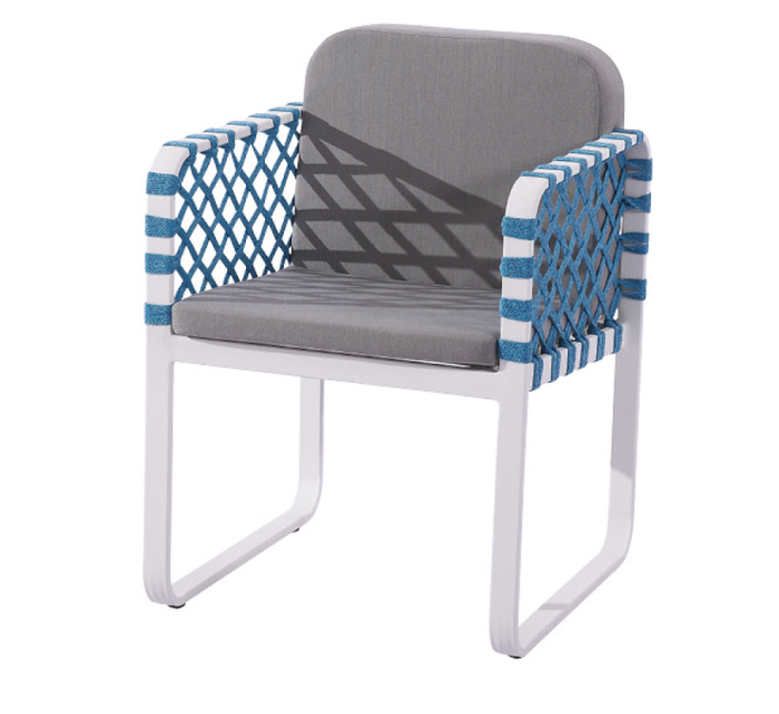 Dresdon Dining Chair with Woven Sides