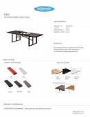 Cali Dining Table For Eight