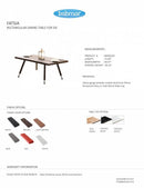 Fatsia Dining Table 72.83"W x 39.37"D x 29.13"H