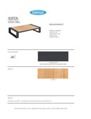 Aspen Rectangular Coffee Table