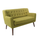 Ave Six by Office Star Products SOFÁ DE DOS PLAZAS TAPZADO ESTILO MODERNO DE MEDIADOS DE SIGLO MILL LANE - MLL52-M