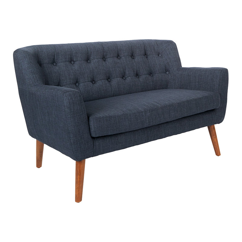 Ave Six by Office Star Products MILL LANE MID-CENTURY MODERN TUFTED LOVESEAT - MLL52-M