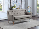 Ave Six by Office Star Products SOFÁ CAPITONÉ DE ESTILO MODERNO DE MEDIADOS DE SIGLO MILL LANE DE 68 PULGADAS - MLL53-M