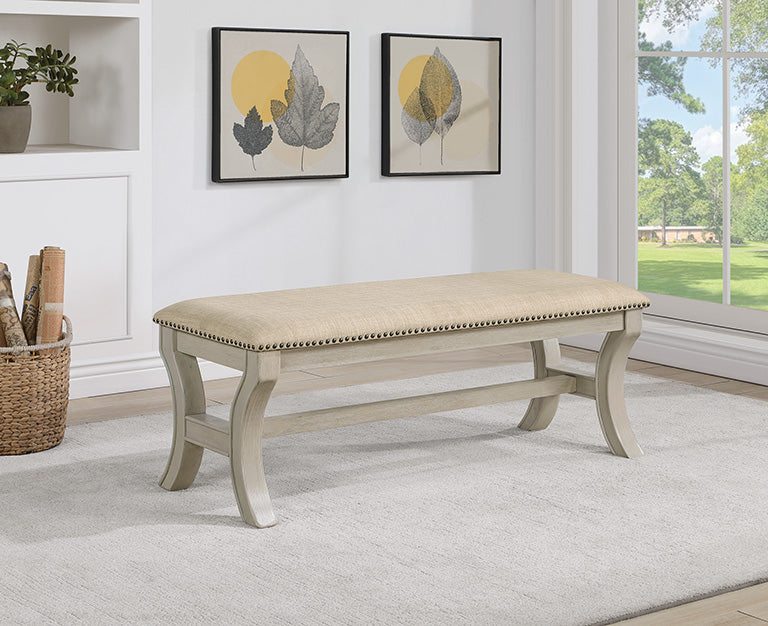 Ave Six by Office Star Products MONACO 48" BENCH - MN6379WW-LN