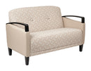Silla de tela personalizada de dos tonos AVE SIX de Office Star Products - MST52-K
