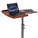 FLASH Dunbar Angle and Height Adjustable Mobile Laptop Computer Table with Cherry Top - NAN-JN-2762-GG