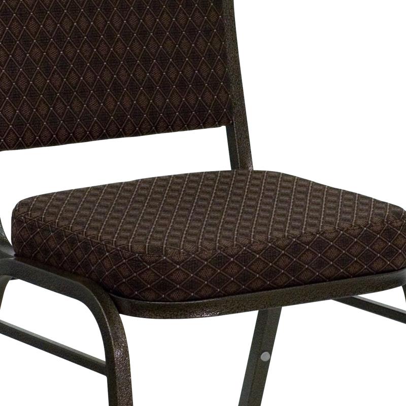 FLASH HERCULES Series Crown Back Stacking Banquet Fabric Chair - NG-C01-GG