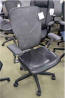 USED Refurbished Allsteel Mesh Back Task Chair – Black Leather Seat