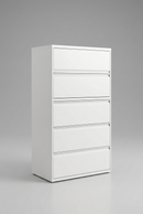 USED 5-Drawer Lateral File Cabinet – Light Putty