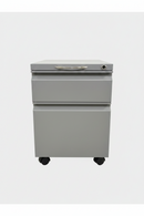 USED Metal Mobile Box/File – Grey