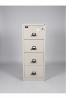 USED FireKing 4-Drawer Vertical File Cabinet