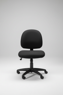 USED 9to5 Seating Logic Armless Task Chair – Black Fabric