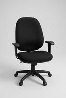 USED Agent 1660-R1SS-A5 Task Chair – Black Fabric