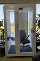 Soundproof Office and Streaming Pod – White