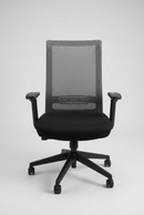 USED Boss B6566GY-BK Chair – Black with Mesh Back