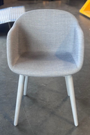 USED Muuto Bucket Guest Chair – Gray Fabric