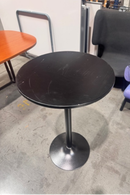 USED 24" Round Café Table – Black