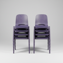 USED Guest Armless Stacking Chair – Purple