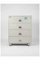 USED FireKing 4 Drawer Lateral File – Gray