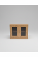 USED 2-Door Storage Cabinet – Ash Laminate, No Keys