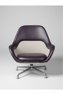 USED Purple Lounge Chair – Purple and Mesh Design