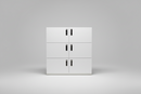 USED Lockers – Grey, 36"W x 18"D x 40"H