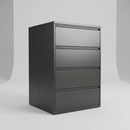USED 4-Drawer Lateral File Cabinet – Charcoal