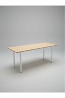 USED 72" x 24" Office Table – Maple with White Base