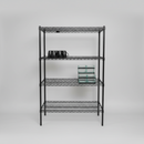 USED ULINE 4-Level Shelving Rack – Black