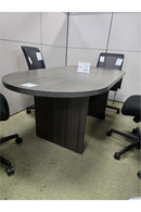 USED Conference Table – 70.5"W x 35"D Racetrack, Driftwood